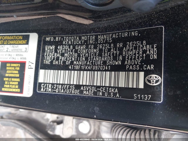 Toyota Camry Se