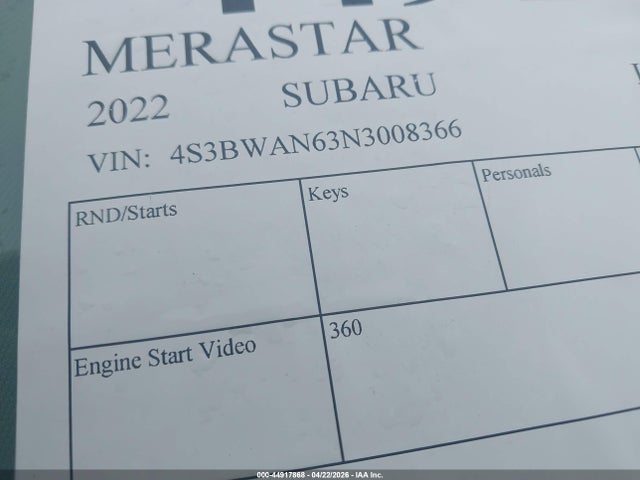 Subaru Legacy Limited