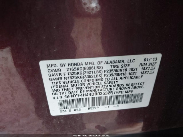 Honda Pilot Ex