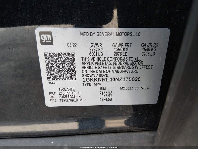 GMC Acadia Awd Sle