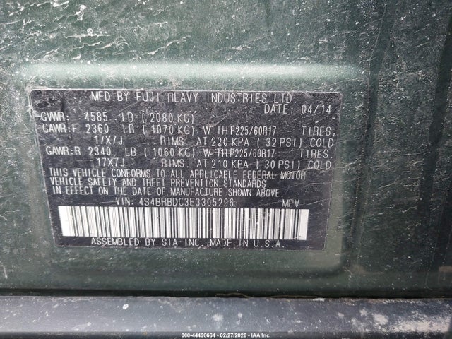 Subaru Outback 2.5i Premium