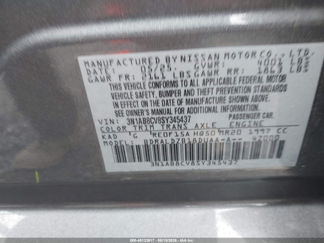 Nissan Sentra Sv