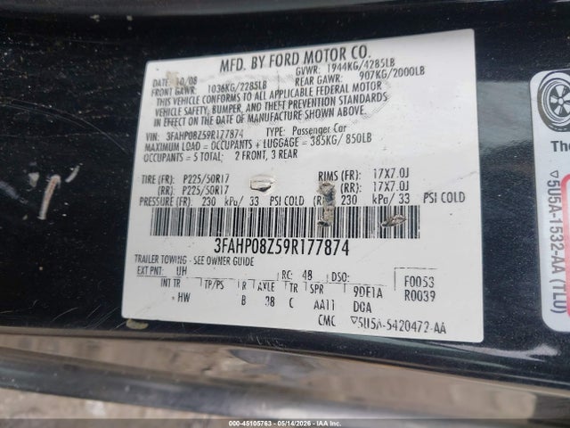 Ford Fusion Sel