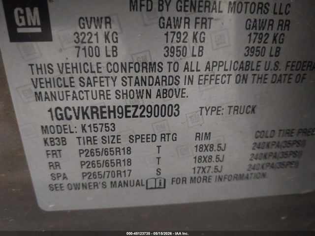 Chevrolet Silverado 1500 2lt