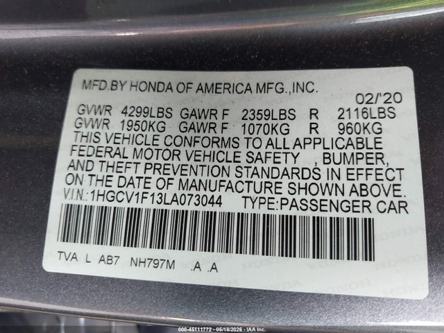 Honda Accord Lx