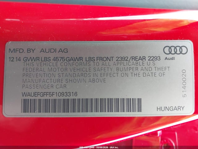 Audi A3 2.0t Premium