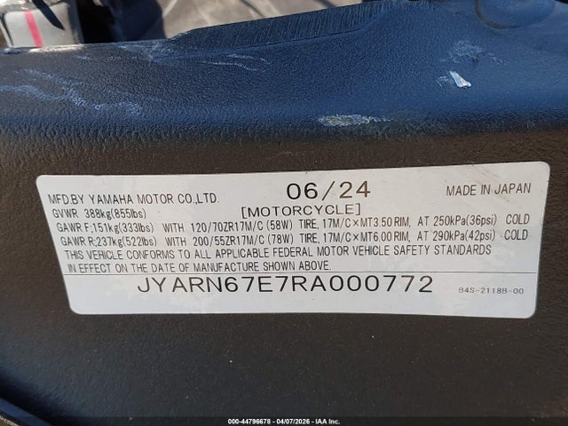 Yamaha Yzfr1m
