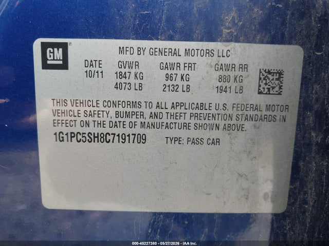 Chevrolet Cruze Ls