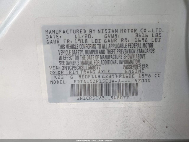 Nissan Kicks Sv Xtronic Cvt
