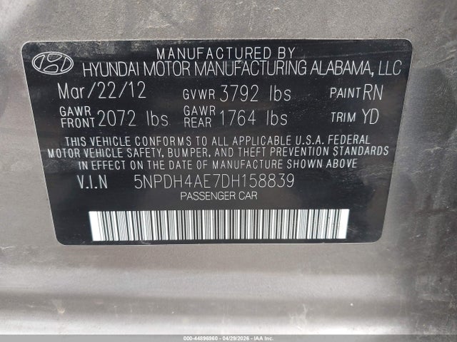 Hyundai ELANTRA Limited