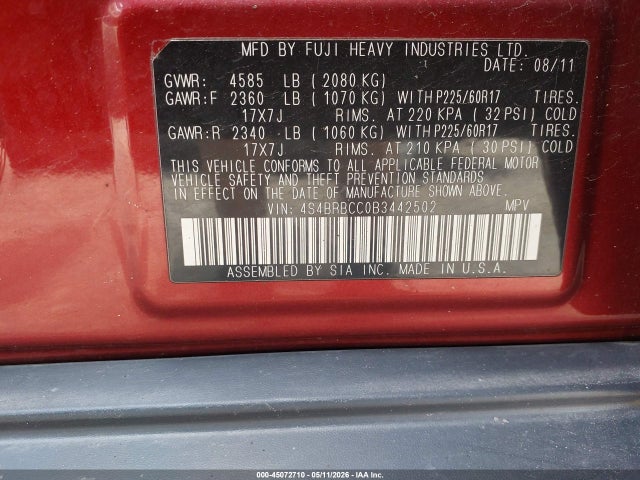 Subaru Outback 2.5i Premium