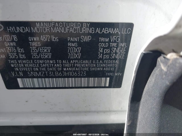 Hyundai SANTA FE 2.4l