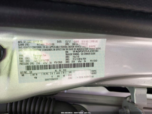 Ford Focus Se