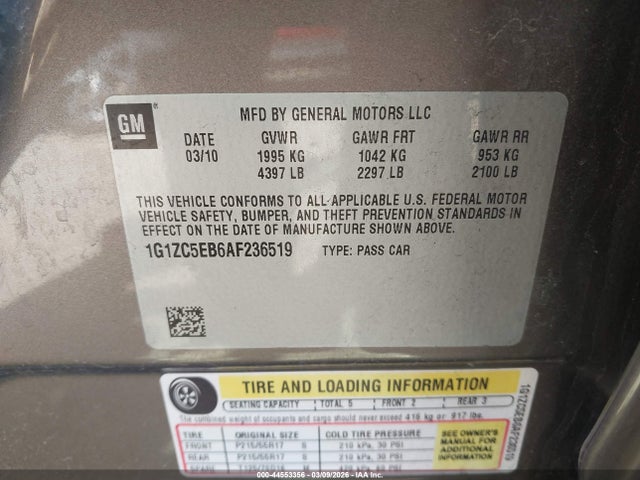 Chevrolet Malibu Lt