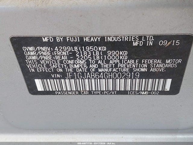 Subaru Impreza 2.0i Premium