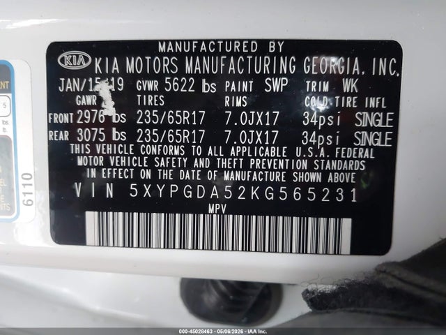 Kia Sorento 3.3l Lx