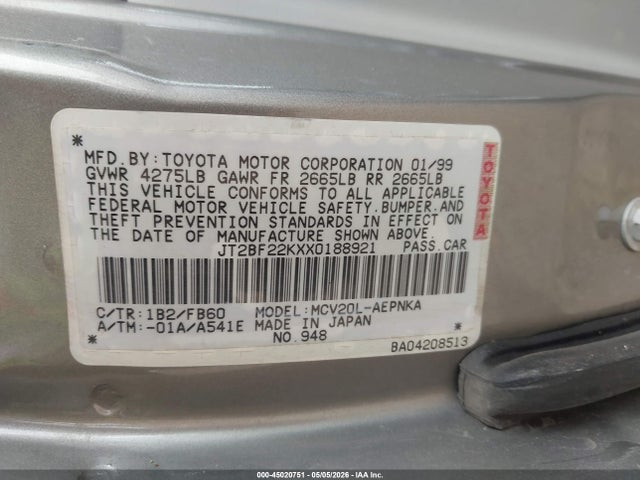 Toyota Camry Le V6