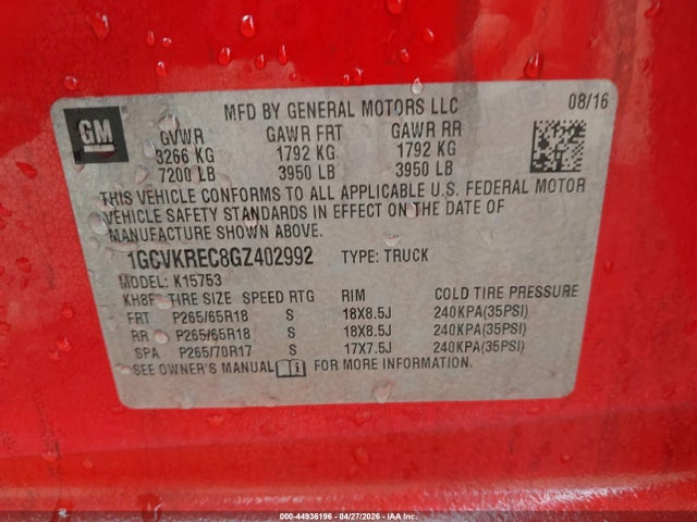 Chevrolet Silverado 1500 2lt