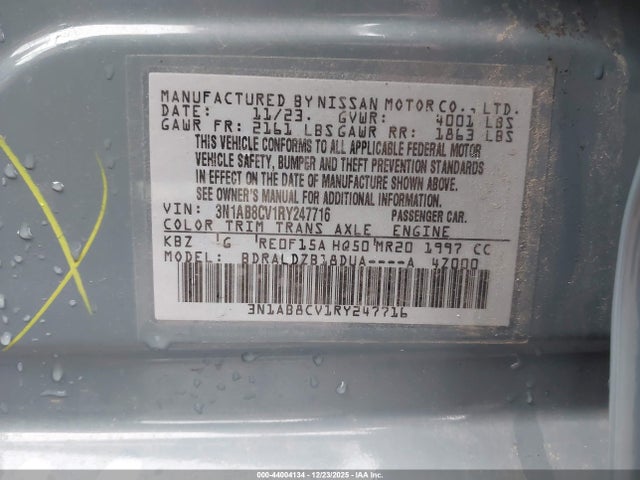 Nissan Sentra Sv Xtronic Cvt