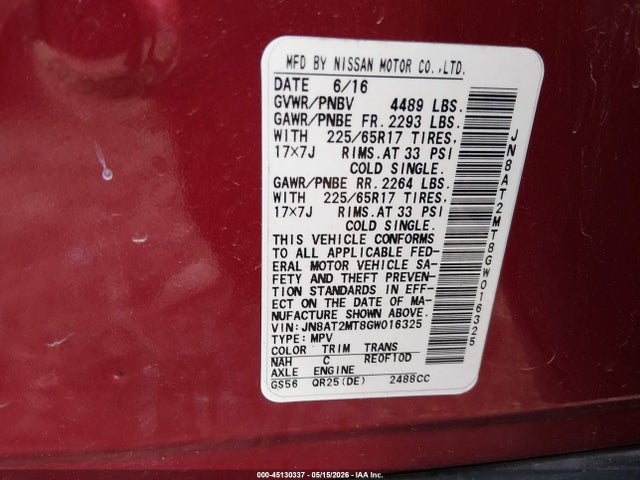 Nissan Rogue S