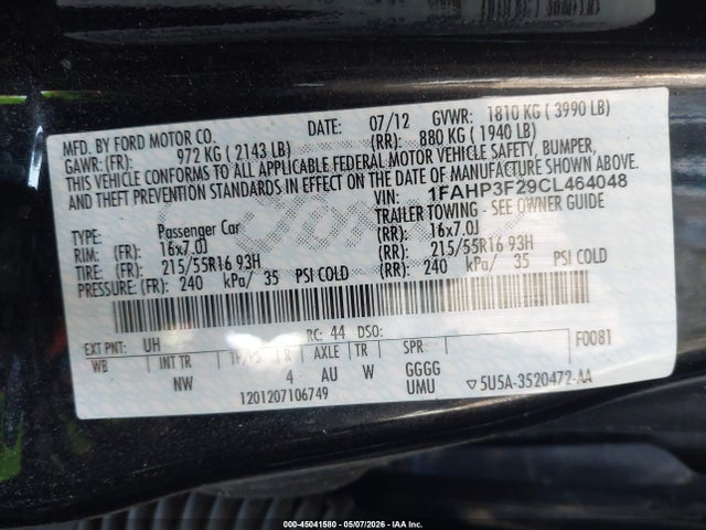 Ford Focus Se