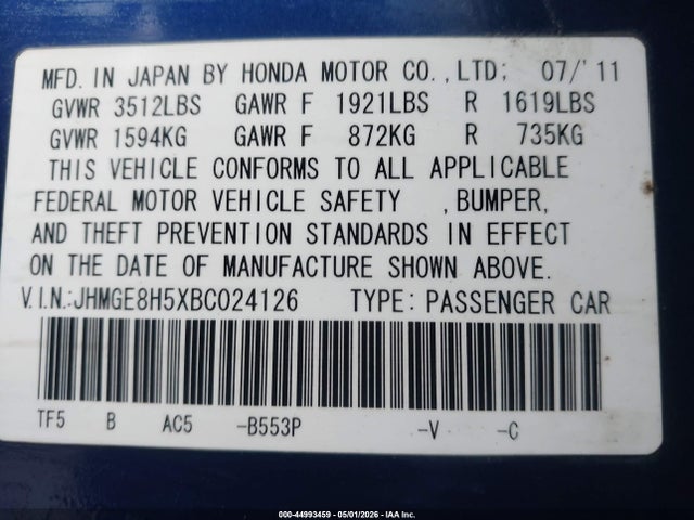 Honda Fit Sport