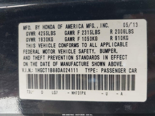 Honda Accord Ex-l