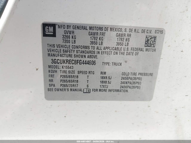 Chevrolet Silverado 1500 1lt