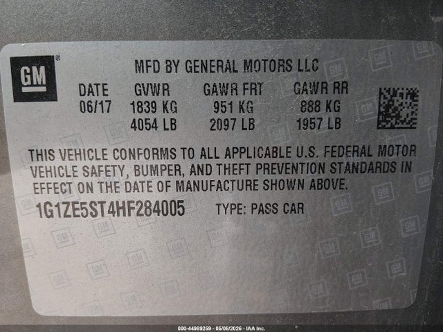 Chevrolet Malibu 1lt