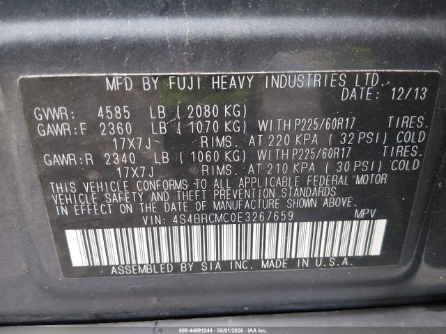 Subaru Outback 2.5i Limited