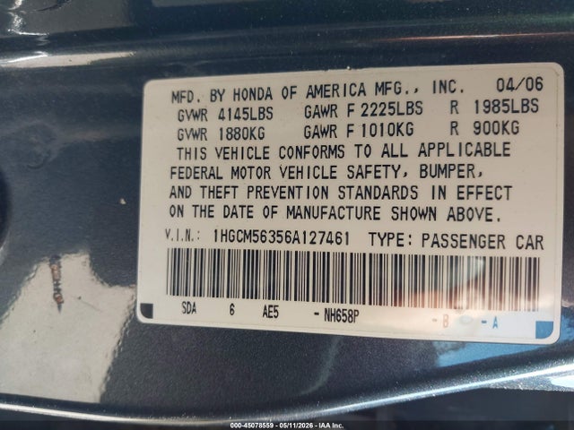 Honda Accord 2.4 Se