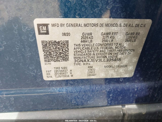 Chevrolet Equinox Fwd 2fl