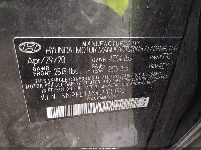 Hyundai SONATA Sel