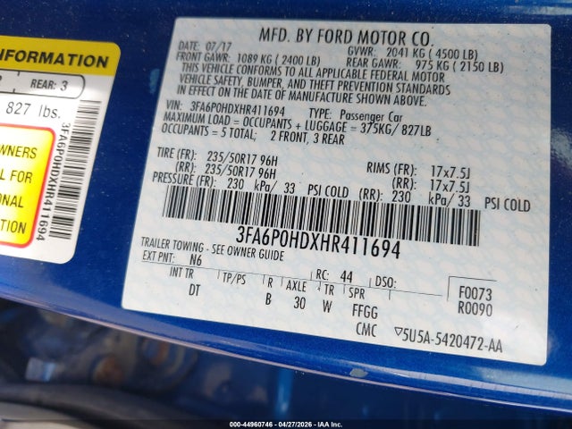 Ford Fusion Se