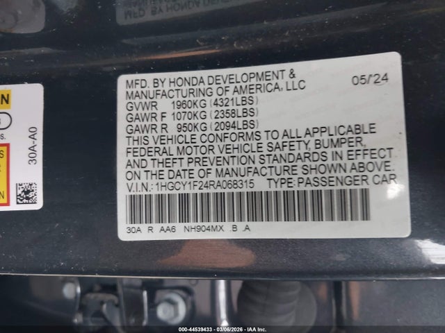 Honda Accord Lx