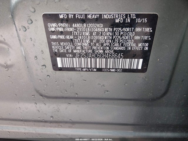 Subaru Forester 2.5i Limited