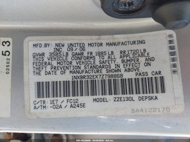 Toyota Corolla S
