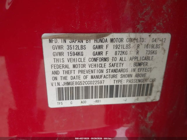 Honda Fit Sport