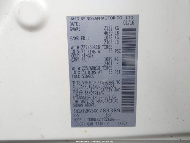 Nissan Rogue Sl