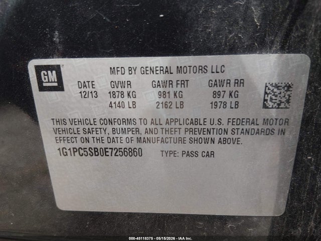 Chevrolet Cruze 1lt Auto