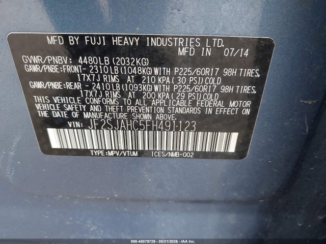 Subaru Forester 2.5i Limited
