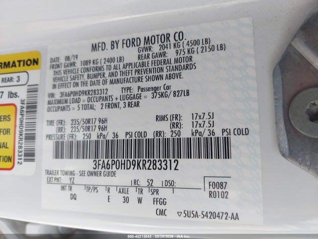 Ford Fusion Se