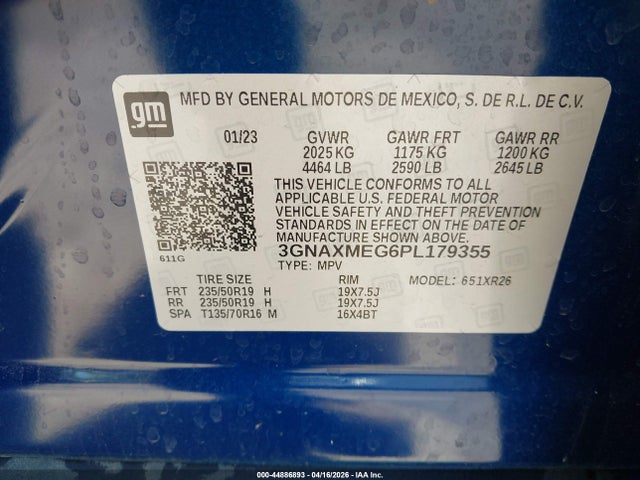 Chevrolet Equinox Fwd Rs