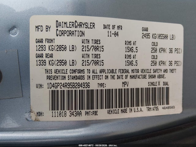 Dodge Grand Caravan Se