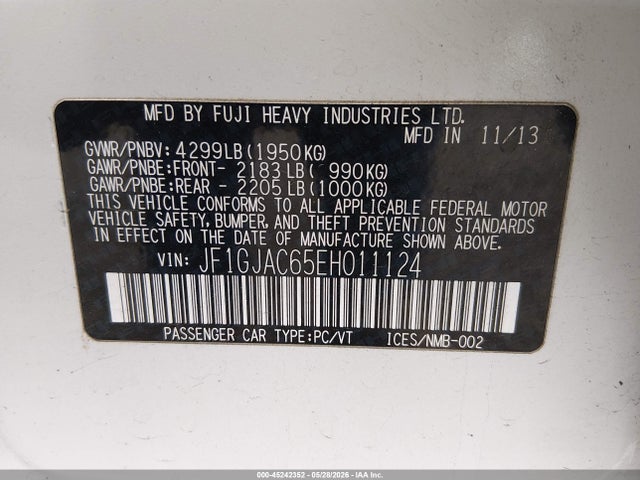 Subaru Impreza 2.0i Premium