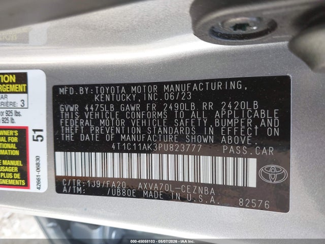 Toyota Camry Le