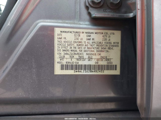 Nissan Altima 2.5 S