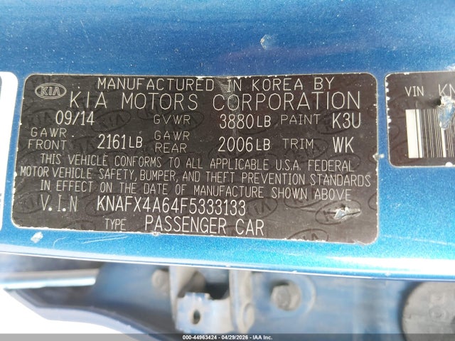 Kia Forte Lx