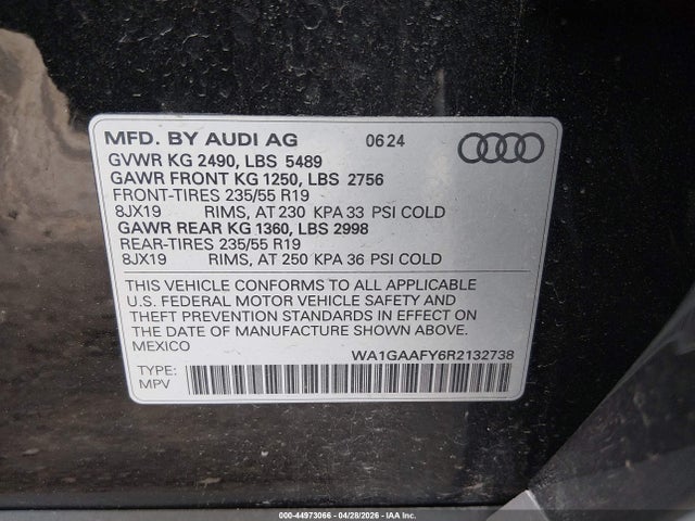 Audi Q5 Premium 45 Tfsi S Line Quattro