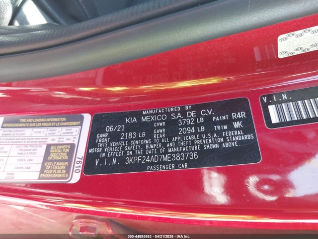 Kia Forte Lxs